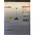 Lindby - Chandelier on a string MORTON 1xE27/60W/230V concrete