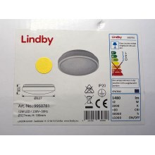 Lindby - LED Ceiling light with sensor CAMILLE LED/12W/230V