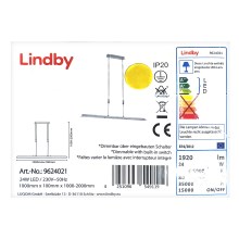 Lindby - LED Dimmable chandelier on a string SLADJA LED/24W/230V