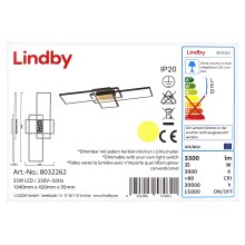 Lindby - LED Dimmable surface-mounted chandelier EMILJAN LED/35W/230V