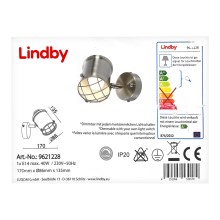 Lindby - LED Dimmable wall light EBBI 1xE14/5W/230V