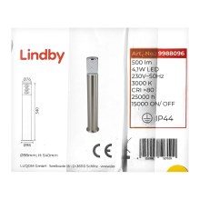 Lindby - LED Outdoor lamp BELEN LED/4,1W/230V IP44