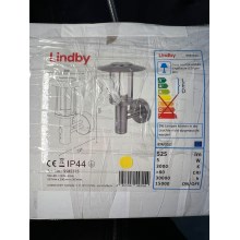 Lindby - LED Outdoor wall lamp with a sensor GREGORY LED/5W/230V IP44