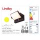Lindby - LED Solar wall light with a sensor SHERIN LED/3,7W/3,7V IP54