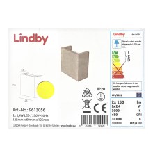 Lindby - LED Wall light YVA 2xLED/2,4W/230V