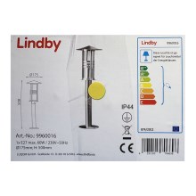 Lindby - Outdoor lamp ERINA 1xE27/60W/230V IP44