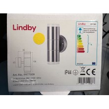 Lindby - Outdoor wall light DELINA 2xGU10/9W/230V IP44