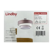 Lindby - Surface-mounted chandelier MELIA 3xE27/60W/230V