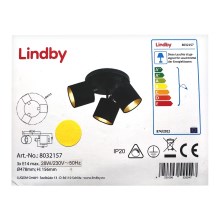 Lindby - Surface-mounted chandelier VASILIA 3xE14/28W/230V
