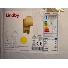 Lindby - Wall lamp AIDEN 1xE14/40W/230V + LED/3,1W/230V