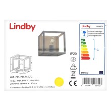 Lindby - Wall light MERON 1xE27/60W/230V