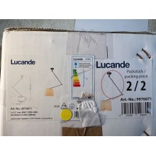 Lucande - Chandelier on a pole JOLLA 1xE27/60W/230V
