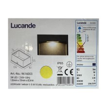 Lucande - LED Outdoor built-in light MITJA LED/3W/230V IP65