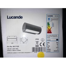 Lucande - LED Outdoor wall light BOHDAN LED/11W/230V IP65