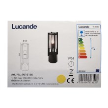 Lucande - Outdoor lamp BRIENNE 1xE27/15W/230V IP54