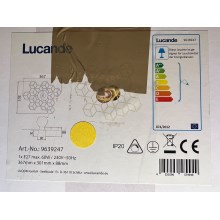 Lucande - Wall light ALEXARU 1xE27/60W/230V