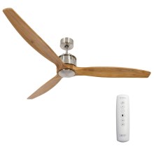 Lucci air 210506 - Ceiling fan AIRFUSION AKMANI paulownia/brown + remote control