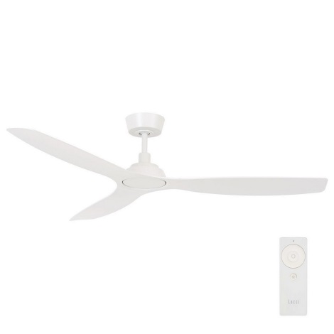 Lucci Air 210650 - Ceiling fan MOTO white + remote control