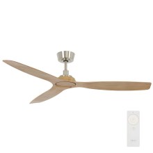 Lucci Air 210653 - Ceiling fan MOTO brown/matte chrome + remote control