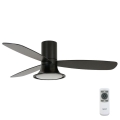 Lucci Air 210662 – LED Ceiling Fan FLUSSO 1×GX53/18W/230V Black + RC