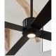 Lucci air 213170 - LED Ceiling fan NEWPORT black + remote control
