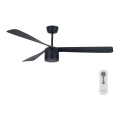 Lucci air 213281 - Ceiling fan PEREGRINE 1xGX53/12W/230V black + remote control