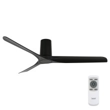 Lucci air 21610149 - Ceiling fan LONDO black + remote control