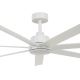 Lucci air 21610849 - Dimmable ceiling fan ATLANTA 1xGX53/12W/230V white + remote control