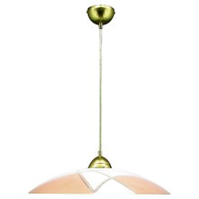 LUXERA 45128 - Chandelier on a string DIAS 1xE27/60W/230V yellow