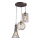 LUXERA 46073 - Chandelier on a string TRION 3xE27/60W/230V