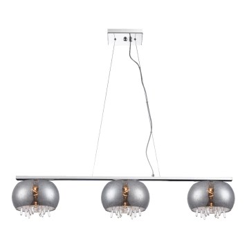 Luxera 46092 - Chandelier on a string ATMOSPHERA 3xG9/7W/230V