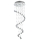 LUXERA 62410 - Surface-mounted crystal chandelier COIL 4xGU10/50W/230V