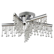 Luxera 62417 - LED crystal attached chandelier WELVET LED/30W/230V