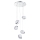 LUXERA 62432 - LED chandelier on a string MALCOM 5xLED/8W/230V