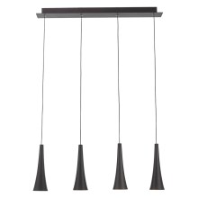 LUXERA 64411 - LED Chandelier on a string MADERA 4xLED/5W/230V