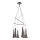 LUXERA 64412 - LED Chandelier on a string MADERA 6xLED/5W/230V