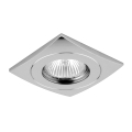LUXERA 71019 - Suspended ceiling light ELEGANT 1xGU10/50W/230V