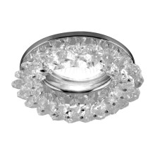 LUXERA 71025 - Suspended ceiling light CRYSTALS 1xGU10/50W/230V