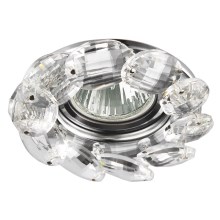 LUXERA 71073 - Suspended ceiling light CRYSTALS 1xGU10/50W/230V