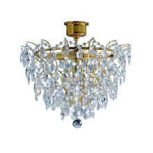 Markslöjd 100510 - Crystal attached chandelier ROSENDAL 4xE14/40W/230V