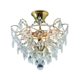 Markslöjd 100538 - Crystal surface-mounted chandelier ROSENDAL 3xE14/40W/230V