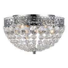 Markslöjd 106062 - Crystal ceiling light SAXHOLM 2xE14/40W/230V