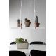 Markslöjd 106124 - LED Dimmable chandelier on a chain TRAY 3xLED/3W/230V white