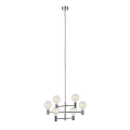 Markslöjd 106419 - Pendant chandelier CAPITAL 6xE27/60W/230V shiny chrome