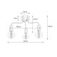 Markslöjd 108102 - Surface-mounted chandelier AVERY 3xE27/60W/230V