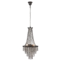 Markslöjd 108124 - Crystal chandelier on a string ALLINGTON 3xE14/25W/230V black