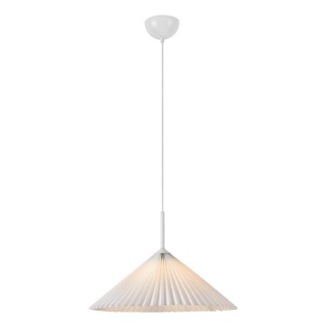 Markslöjd 108711 - Chandelier on a string PLISADO 1xE27/40W/230V d. 50 cm white