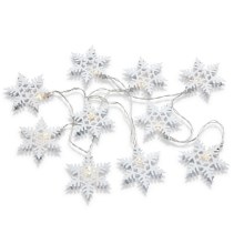 Markslöjd 703747 - LED Christmas chain PRINCE 10xLED/3xAA 2,15m warm white