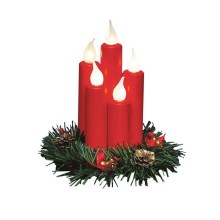 Markslöjd 704017 - Christmas candlestick HANNA 5xE10/0,06W/230V