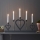 Markslöjd 705831 - Christmas candlestick MELISSA 5xE10/3W/230V grey